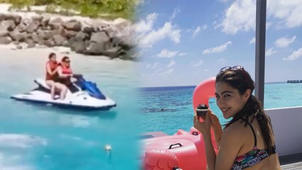 Sara Ali Khan & mom Amrita Singh enjoy jet ski ride  | FilmiBeat