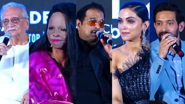 Deepika Padukone, Vikrant Massey, Laxmi Agarwal, Gulzar Saab & others at The Chhapaak song launch part 2