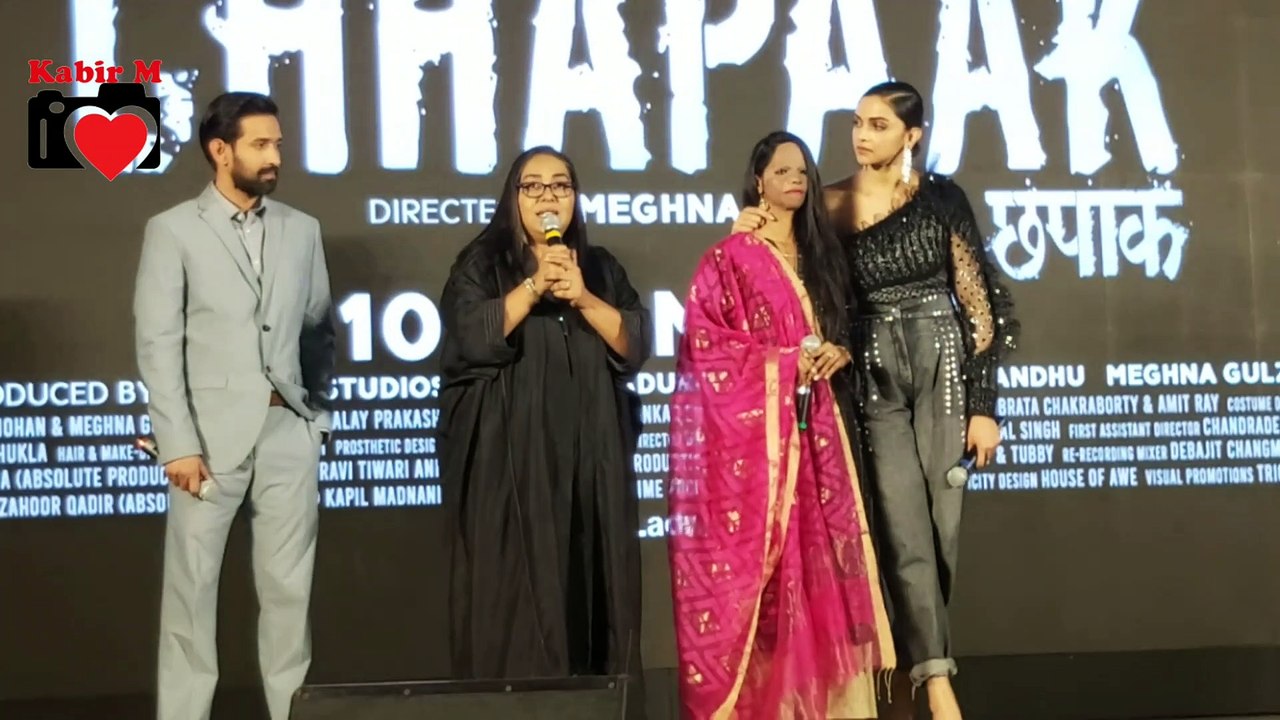 Chhapaak Title Track Launch  #deepikapadukone #Chhapaak #AbLadnaHai #meghnagulzar #vikrantmassey