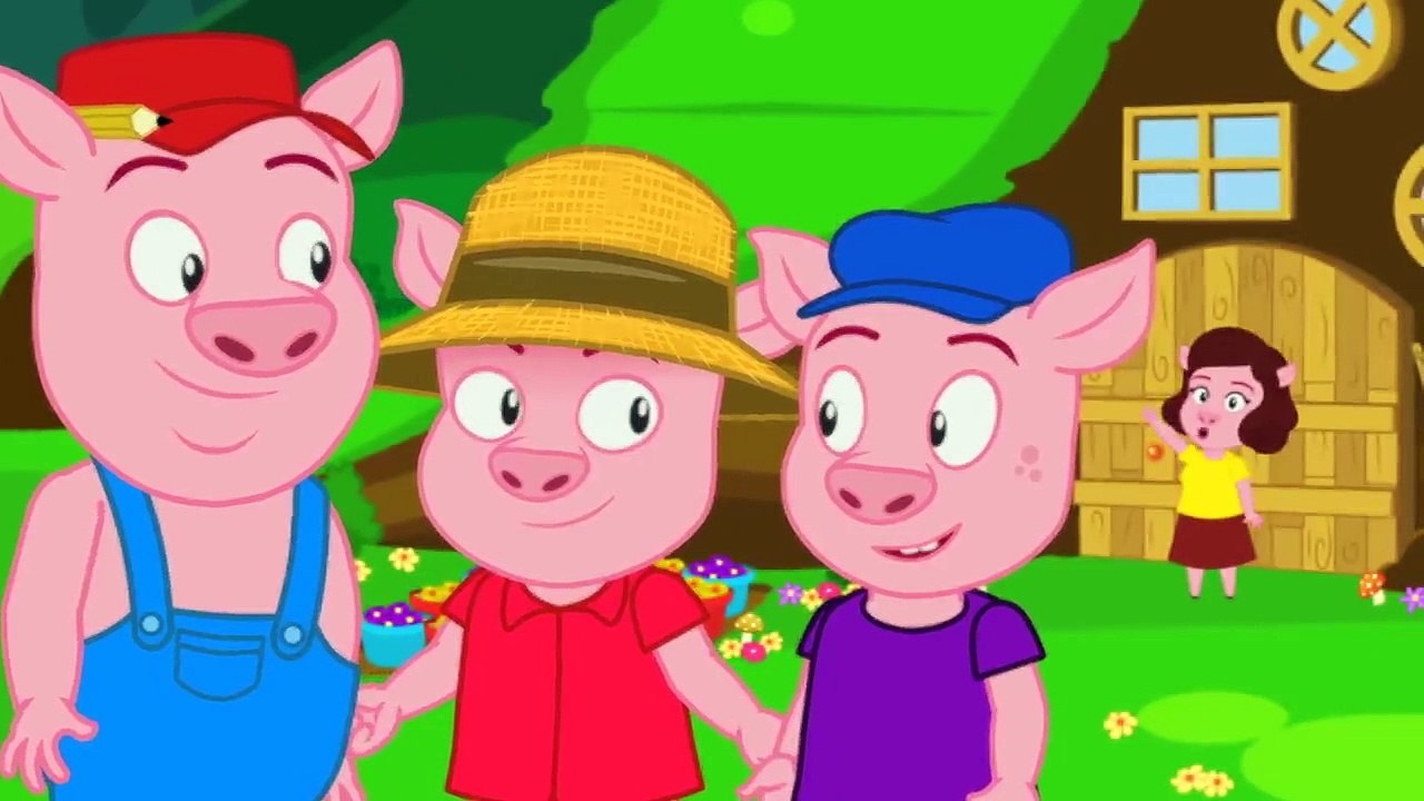 Les Trois Petits Cochons - Dessin animé en français - conte pour enfants