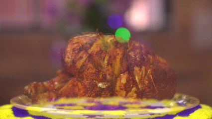 Whole Chicken Roast with Vindaloo Masala |  Oilless  English Recipe in 4K | CountNCook