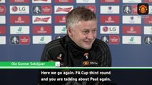 Stop asking me about Pogba! - Solskjaer