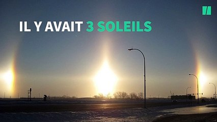 Trois soleils sont apparus au-dessus d'une métropole chinoise