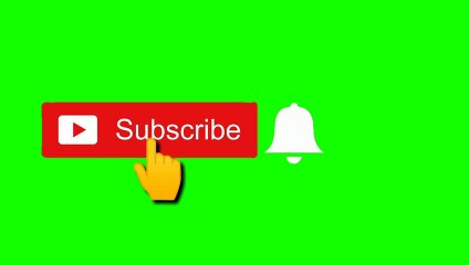 Green Screen Subscribe intro video