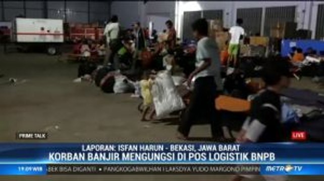 Warga Perumahan Pondok Gede Permai Masih Bertahan di Posko Pengungsian