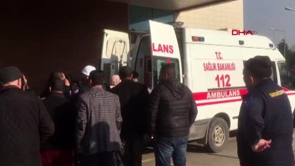 Bursa kamyonetin üzerinden geçtiği hamza ağır yaralandı