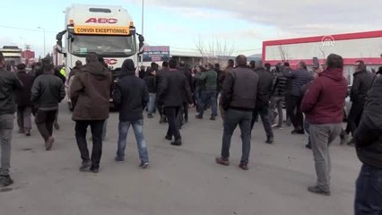 Kayseri, Sivas, Niğde ve Yozgat'ta nakliyeciler eylem yaptı