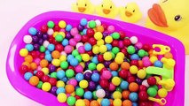 Learn Colors mandm Baby Doll Bath Time Color Song and Play Foam Surprise Toys