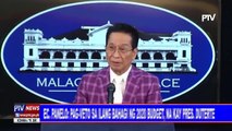 Proposed 2020 nat'l budget, lalagdaan ni Pres. Duterte sa Lunes