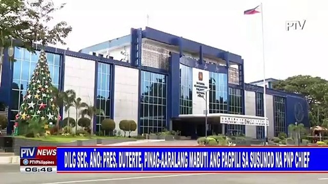 PRRD, pinag-aaralang mabuti ang pagpili sa susunod na PNP Chief