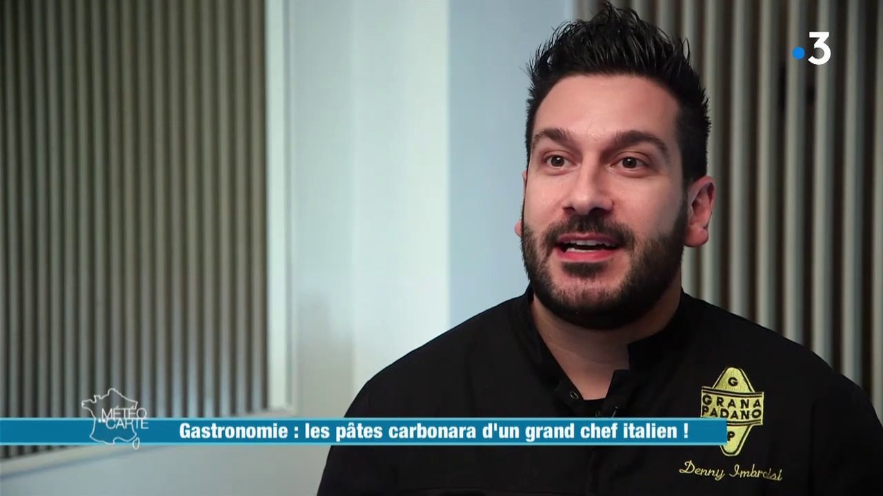 Emission "Météo à la Carte" où Denny Imbroisi nous présente ses pâtes à la Bolognaises