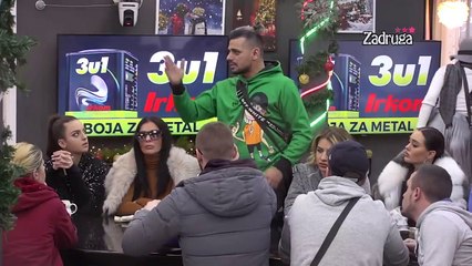 Zadruga 3 - Bora Santana izjavio saučešće Slobi Radanoviću - 03.01.2020.