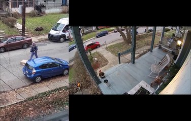 Ce livreur UPS ruine un paquet trop lourd : il le traîne dans la rue !