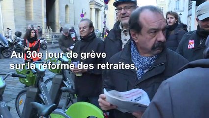 Retraites: le leader de la CGT Philippe Martinez dénonce une "cacophonie au gouvernement"
