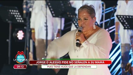 Jorge D'Alessio está orgulloso de su mamá y no le importa su pasado con mujeres. | Venga La Alegría