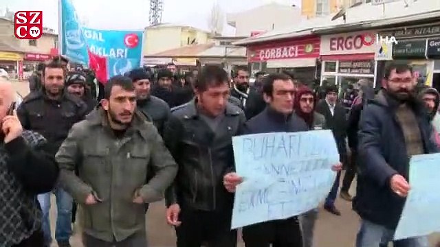 Mühürlenen termik santralin işçilerinden eylem