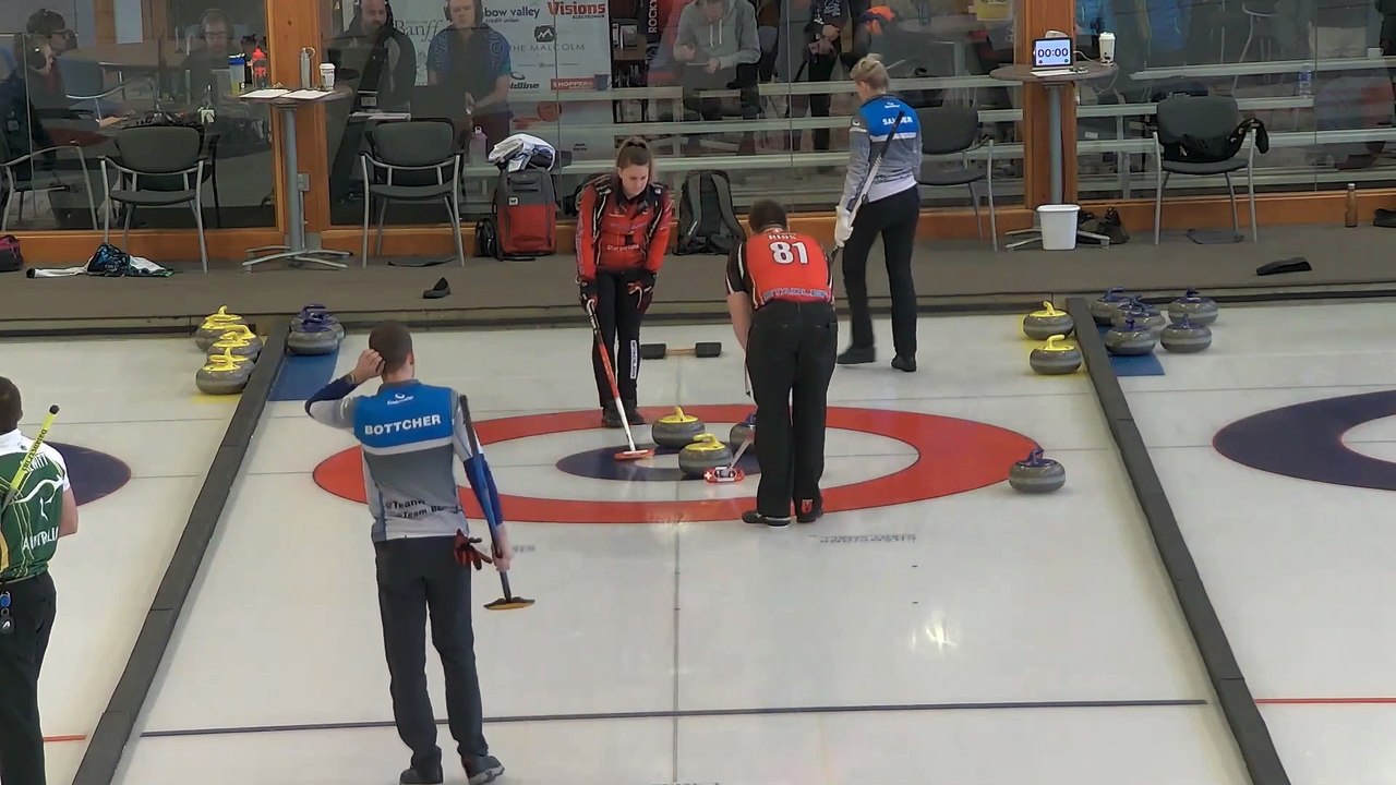 Qualico Mixed Doubles Perret/Rios (SUI) vs Sauder/Bottcher (Can) video Dailymotion