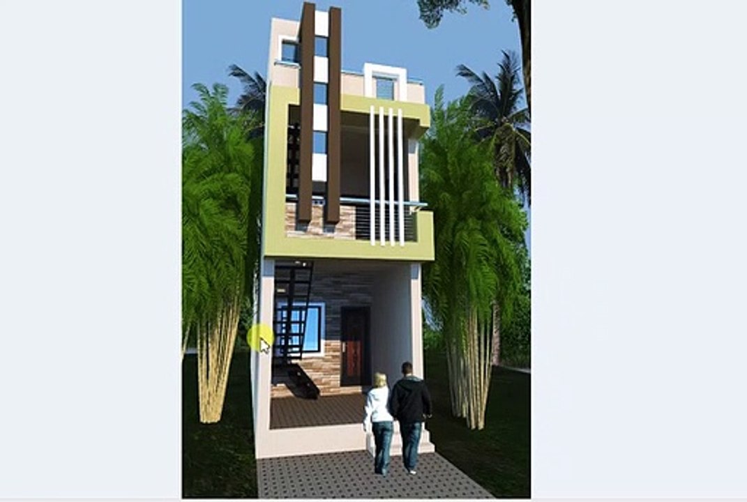 11 FT WIDE HOUSE FRONT ELEVATIONS
