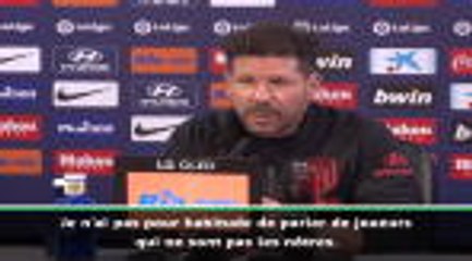 Transferts - Simeone : "Cavani ? Je ne parle pas des joueurs qui ne sont pas les miens"