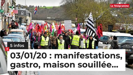 Manifestations, gastro, maison souillée... 5 infos du 3 janvier