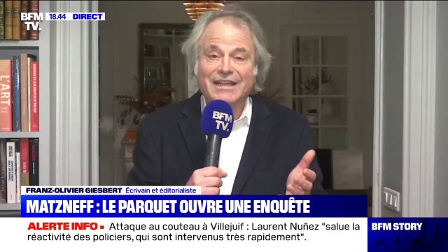 Gabriel Matzneff: pour Franz-Olivier Giesbert, il y a beaucoup de gens qui ont écrit des beaux livres et qui n'étaient pas des saints