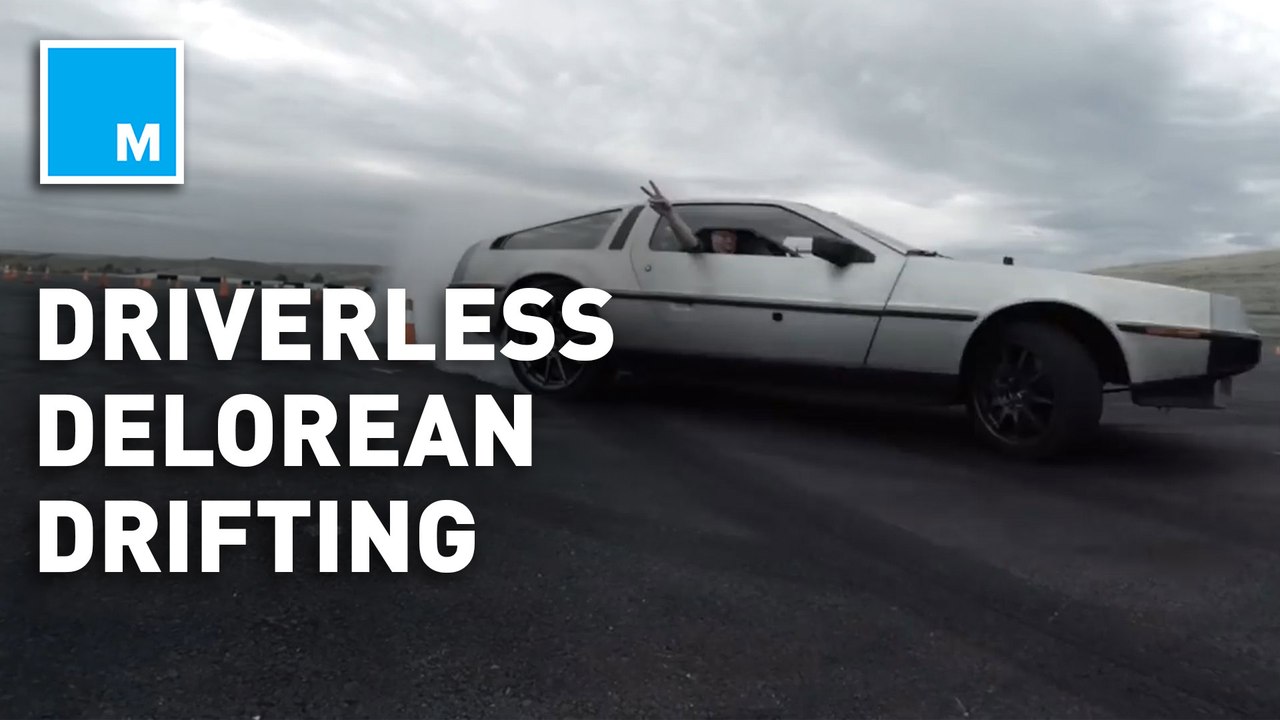 Engineers taught this driverless DeLorean to drift and it could make future autonomous vehicles safer