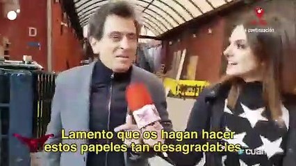 Arcadi se quita de encima a una reportera de Risto: "Lamento que te haga hacer este papel tan desagradable"
