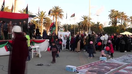 Libya'nın başkentinde Türkiye'nin tezkere kararı kutlandı
