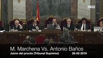 El insolente excupista Antonio Baños se niega a responder a VOX y Marchena le fríe