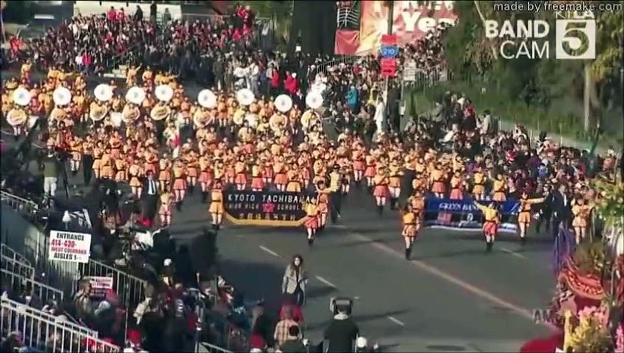 Rose Parade 2018　Kyoto Tachibana SHS Band　Star Wars～MARIO～Sing Sing Sing～Fire Ball~Sing Sing Sing