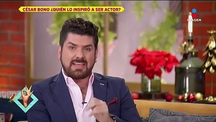 ¿Quién inspiró a César Bono para ser actor?
