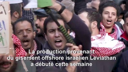 Des Jordaniens protestent contre l'importation de gaz israélien
