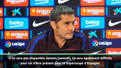 Tải video: 19e j. - Valverde confirme l'absence de ter Stegen