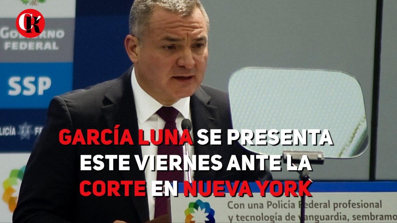 García Luna se presenta este viernes ante la Corte en Nueva York
