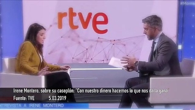 Irene Montero, sobre su casoplón en Galapagar: Hemos decidido hacer con nuestro dinero lo que nos da la gana