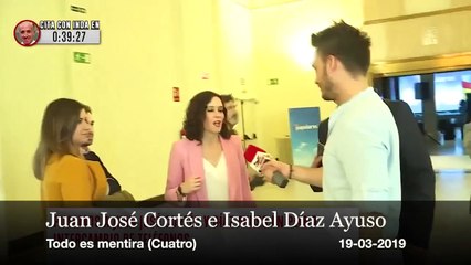 Juan José Cortés... ¡pillado intentando ligar con Isabel Díaz Ayuso!
