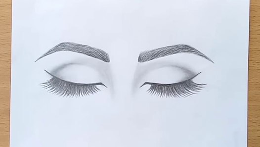 How to draw Closed Eyes for beginners. step by step 
