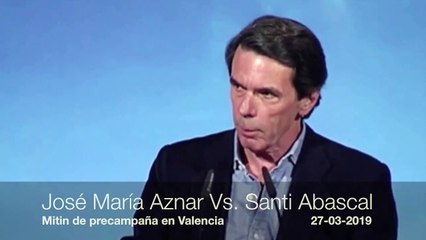 Aznar saca su lado más macarra para dar un pescozón a Casado y retar a Abascal