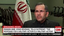 Iranian Ambassador to the United Nations says US action was 'an act of war' -- and vows 'harsh revenge'