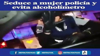 Lanza un piropo a una mujer policía y evita pasar por el alcoholímetro