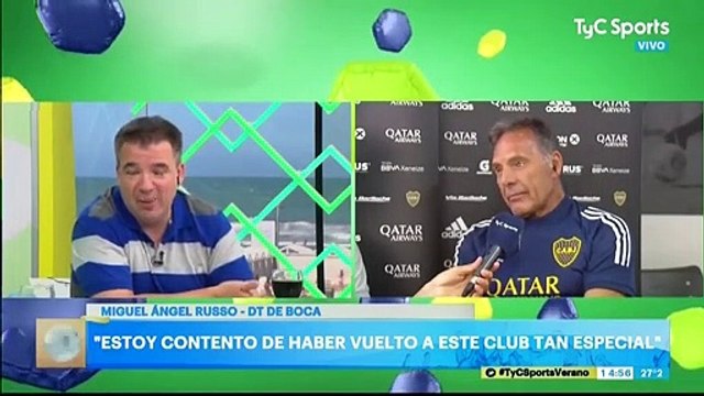 TECNICO DE BOCA MIGUEL ANGEL RUSSO HABLO DEL APACHE YO VALORO MUCHO A TEVEZ (1)