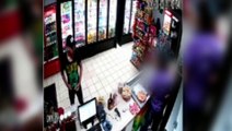 Câmera flagra ação de assaltantes em loja de bebidas no Bairro Country