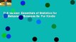 Full version  Essentials of Statistics for the Behavioral Sciences 8e  For Kindle