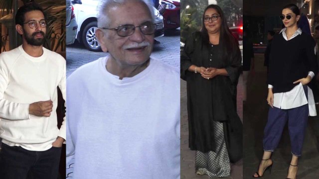 Deepika Padukone & Vikrant Massey at Chhapaak screening; Watch video | FilmiBeat