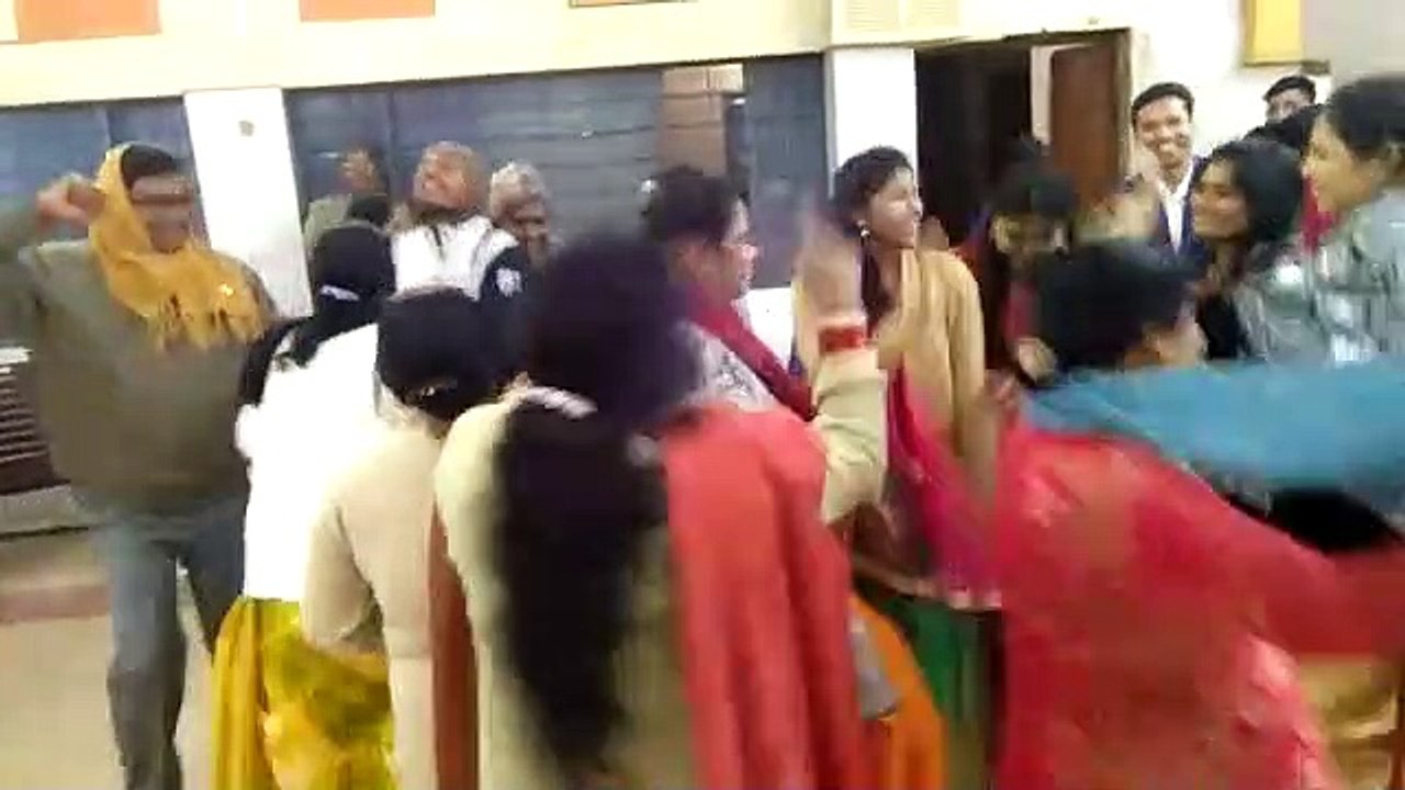 Dance and fun and celebration in India