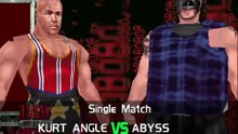 TNA Cross The Line Mod Matches Kurt Angle vs Abyss