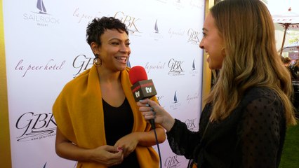 Carly Hughes Interview “GBK’s Pre-Golden Globes 2020 Celebrity Gift Lounge” Red Carpet
