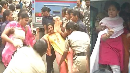 Download Video: Amaravati farmers Protest : Police Officers Rude Behavior With AP Capital Women Farmers