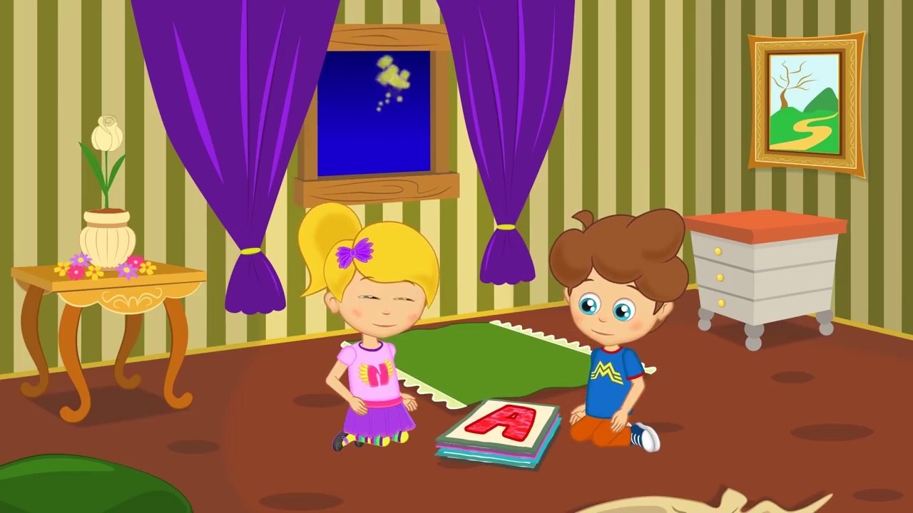 ABC alfabe şarkısı ve devamında Sevimli Dostlar Bebek Şarkıları