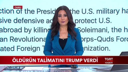 Öldürün Talimatını Trump Verdi